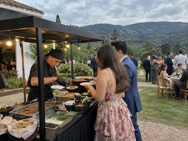 Estación de Tacos para eventos en Bogotá